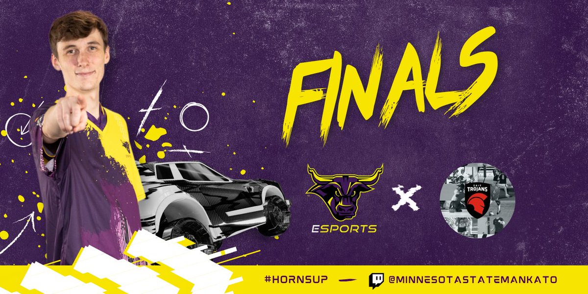 Rocket League game day | Finals 🆚 @SAIT_Trojans 🕗 07:30pm Streaming live at twitch.tv/minnesotastate…