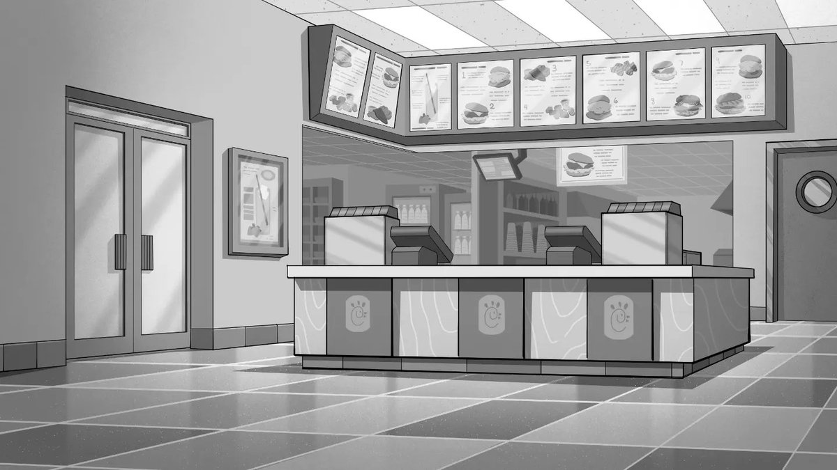 thepeeetrick's tweet photo. Some of my backgrounds for @meatcanyon 's newest toon 'Chik Fil A Sauce https://t.co/7JdiAZpDEO