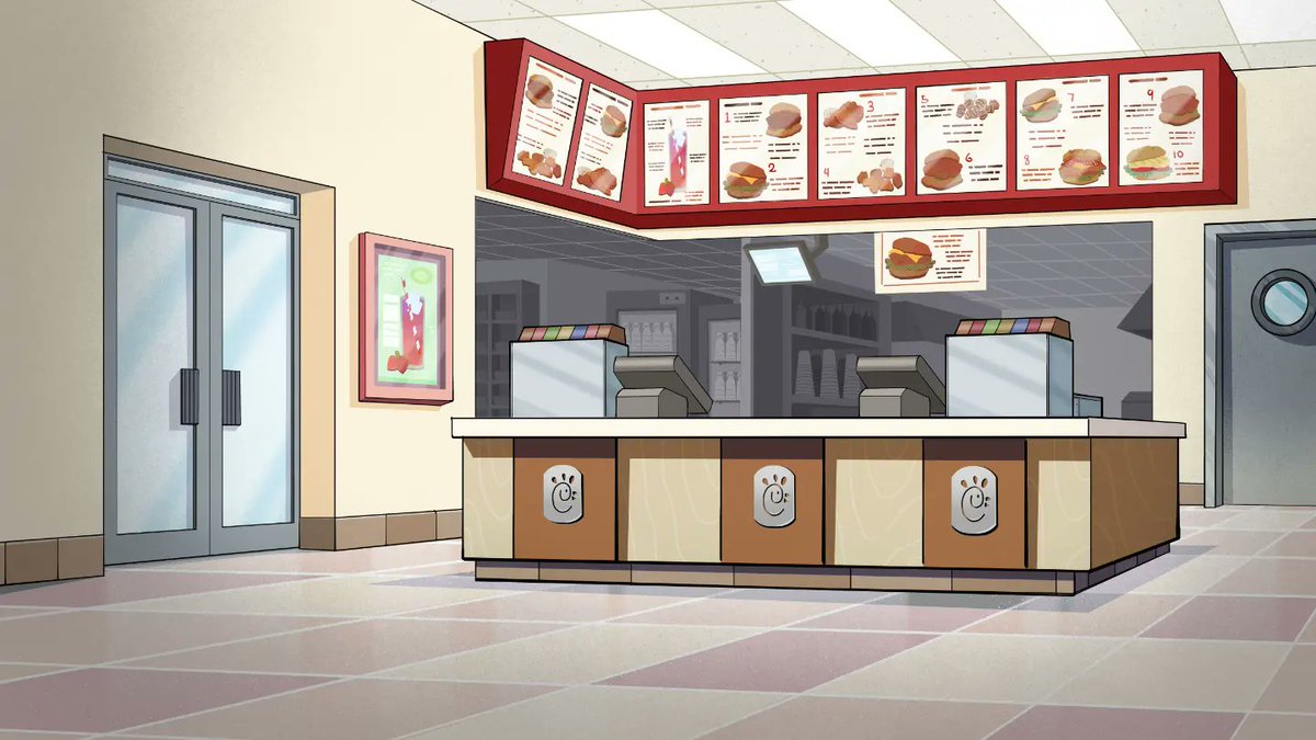 thepeeetrick's tweet photo. Some of my backgrounds for @meatcanyon 's newest toon 'Chik Fil A Sauce https://t.co/7JdiAZpDEO