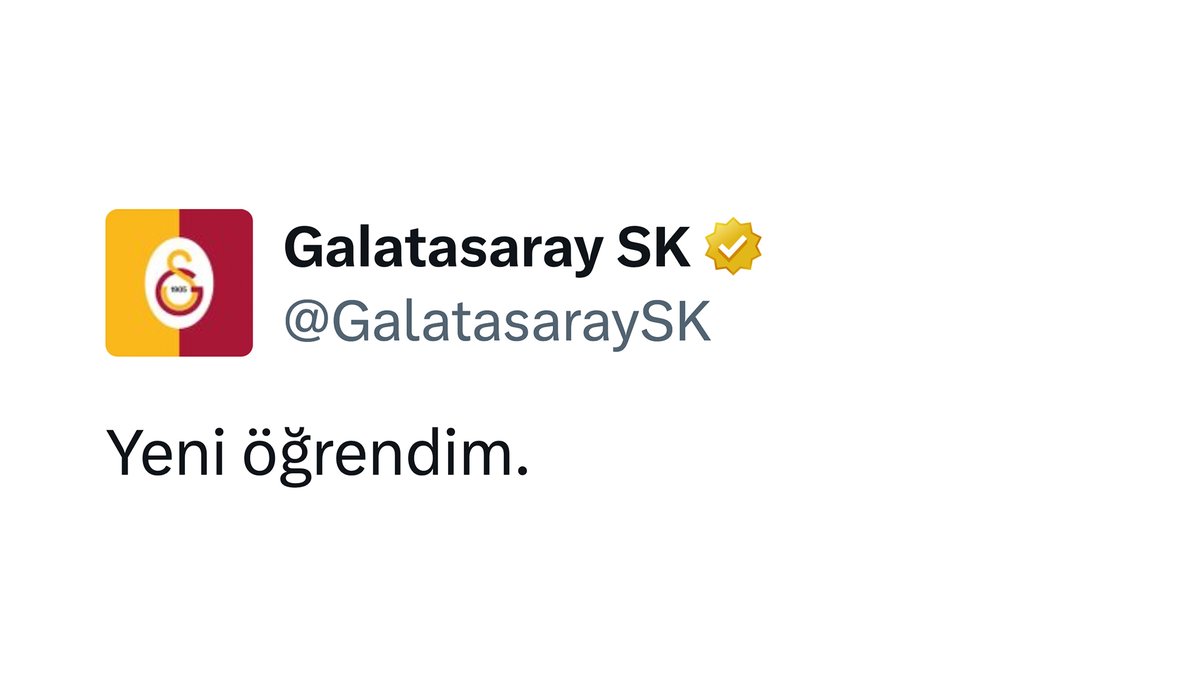 @Galatasaray Böyle bir zaafı olduğunu...