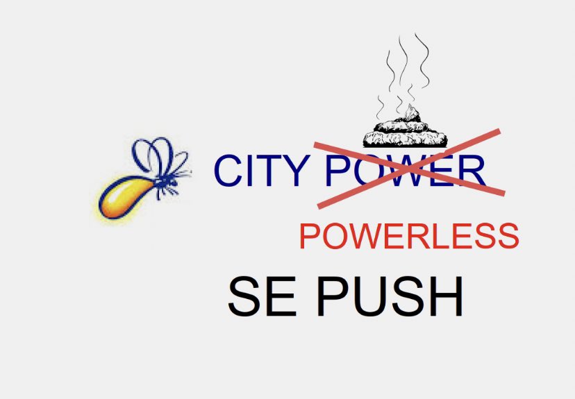 TCroc47's tweet photo. @micapasquall @CityPowerJhb Honeypark Resident: My placard is ready and my rotten food is in the bag..... Time and place I will be there.... Let's do this until we are heard https://t.co/PPUWQpbfC8