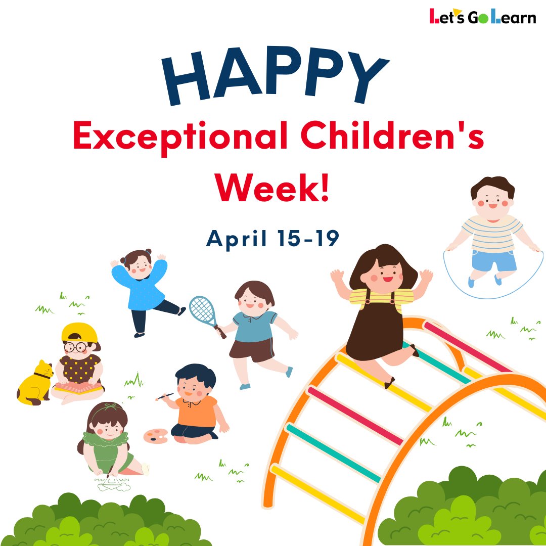 Every child learns differently, and that's something to celebrate!  This Exceptional Children's Week, Let's Go Learn stands with all learners.  Let's help your child shine!  Explore our personalized learning platform and find the perfect fit for your unique learner.  #ECW2024