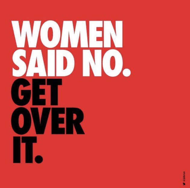 No, you can’t enter our spaces. No, you can’t play in our sports. No, you’re not welcome in our prisons. No, you can’t call yourself a lesb!an. No, you’re not women. No. No. No. No. Get over it.