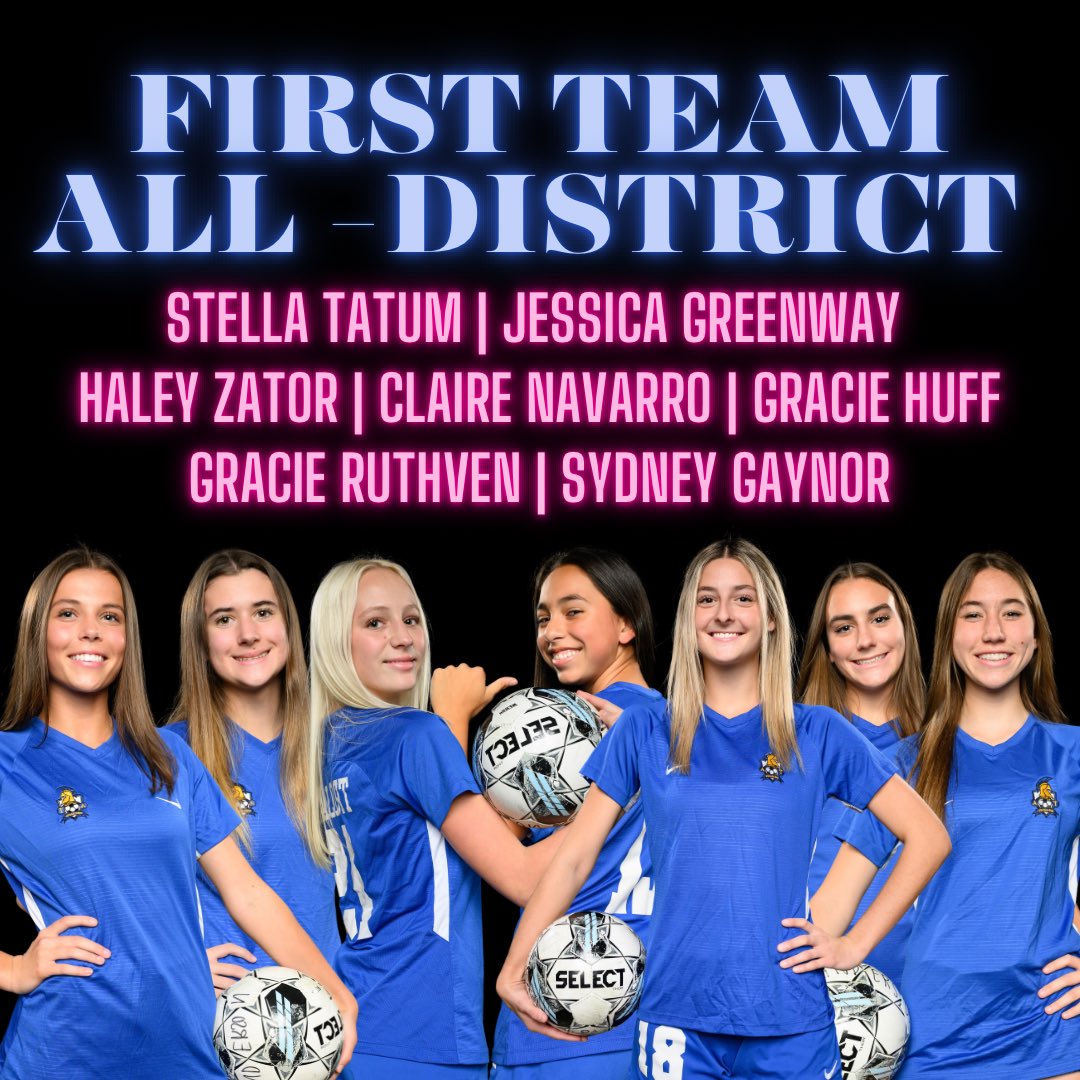 SEVEN STRONG. 1st Team All-District. Earned. Proud 👏
