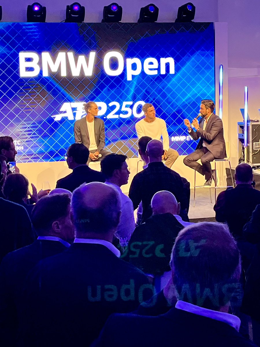 Ganz schön was los bei der BMW Open Players Night. 🎾 #BMWOpen #Zverev