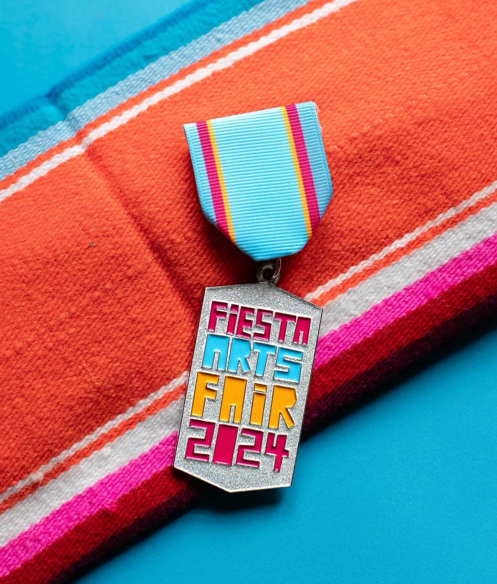 Fiesta Arts Fair is this Saturday and Sunday! Swing by the Southwest Campus for incredible art, fiesta fun, and more. You'll also get a chance to grab one of these cute medals 😍 

Get your tickets: bit.ly/3U3W0Rw

#UTSA #Fiesta2024 | @UTSAArts <a href="/UTSAAlumni/">UTSA Alumni</a>