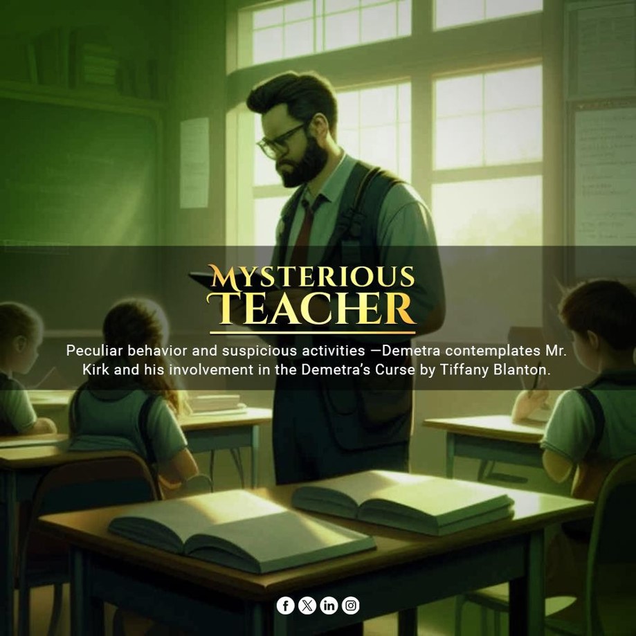 TiffanyBlaton's tweet photo. Mysterious Teacher

Grab your Copy Today | https://t.co/ZiscWymVQc

#TiffanyBlanton #DemetrasCurse #Read #Reader #Write #Writer #Demetra #TheCurse #Frienship #Kinship #GreekGod #Earth #Soil #Spirtual #SpirtualConnection #SpirtualFeeling #Mysterious #Humble #Charlie #BookLover https://t.co/32faCqDA1Y
