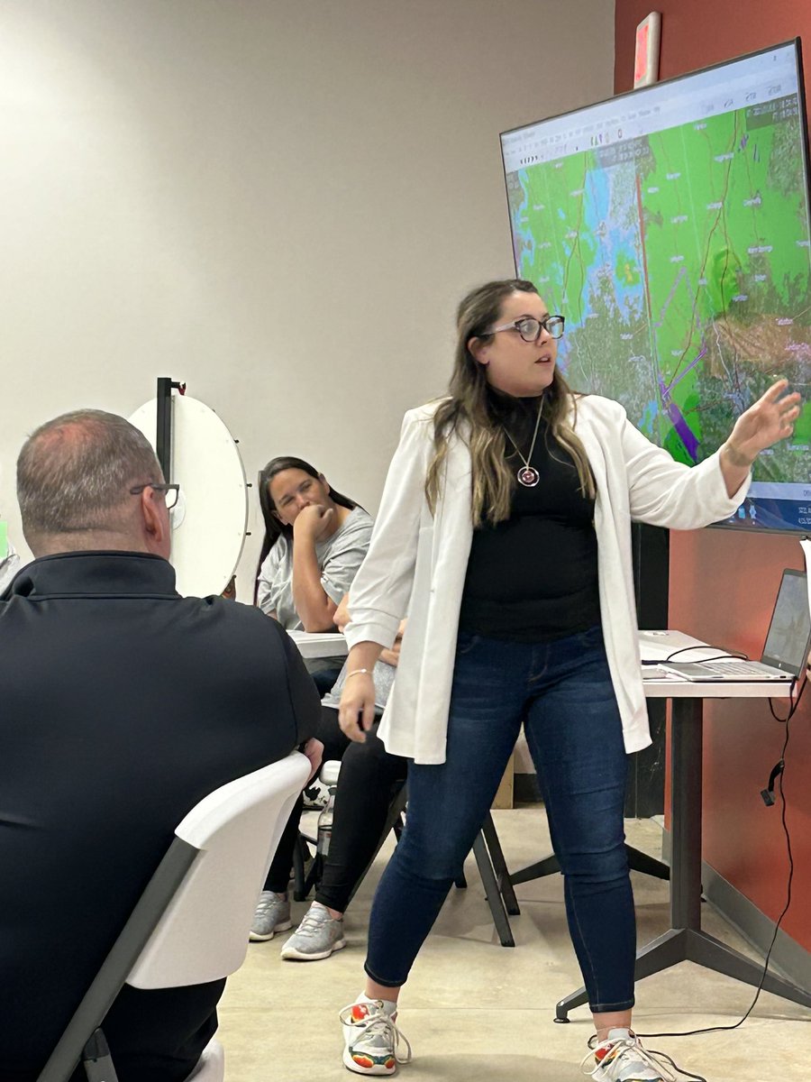 GEMA/HS Area 4 Field Coordinator Jason Ritter facilitated a severe weather table top exercise today, along with Meteorologist Anna Head and Harris County EMA Director Melissa Price. Harris County EMA hosted participants from Georgia DNR, county and municipal safety agencies.