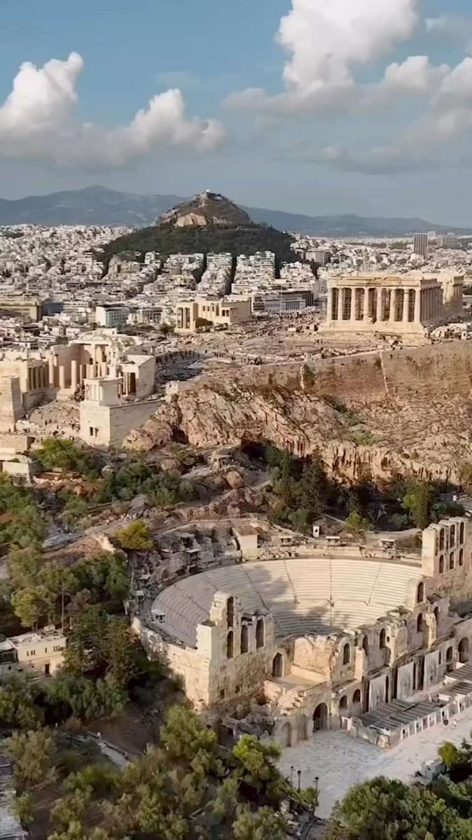 ACROPOLIS. #Athens #Greece It’s recorded history spanning around 3.400 years and it is being inhabited since the 11th millennium B.C. E.  The classic Greek monuments including the Parthenon, Erechtheion, Temple of Athena Nike and the Propylaea,all built of white marble @mairn_pap