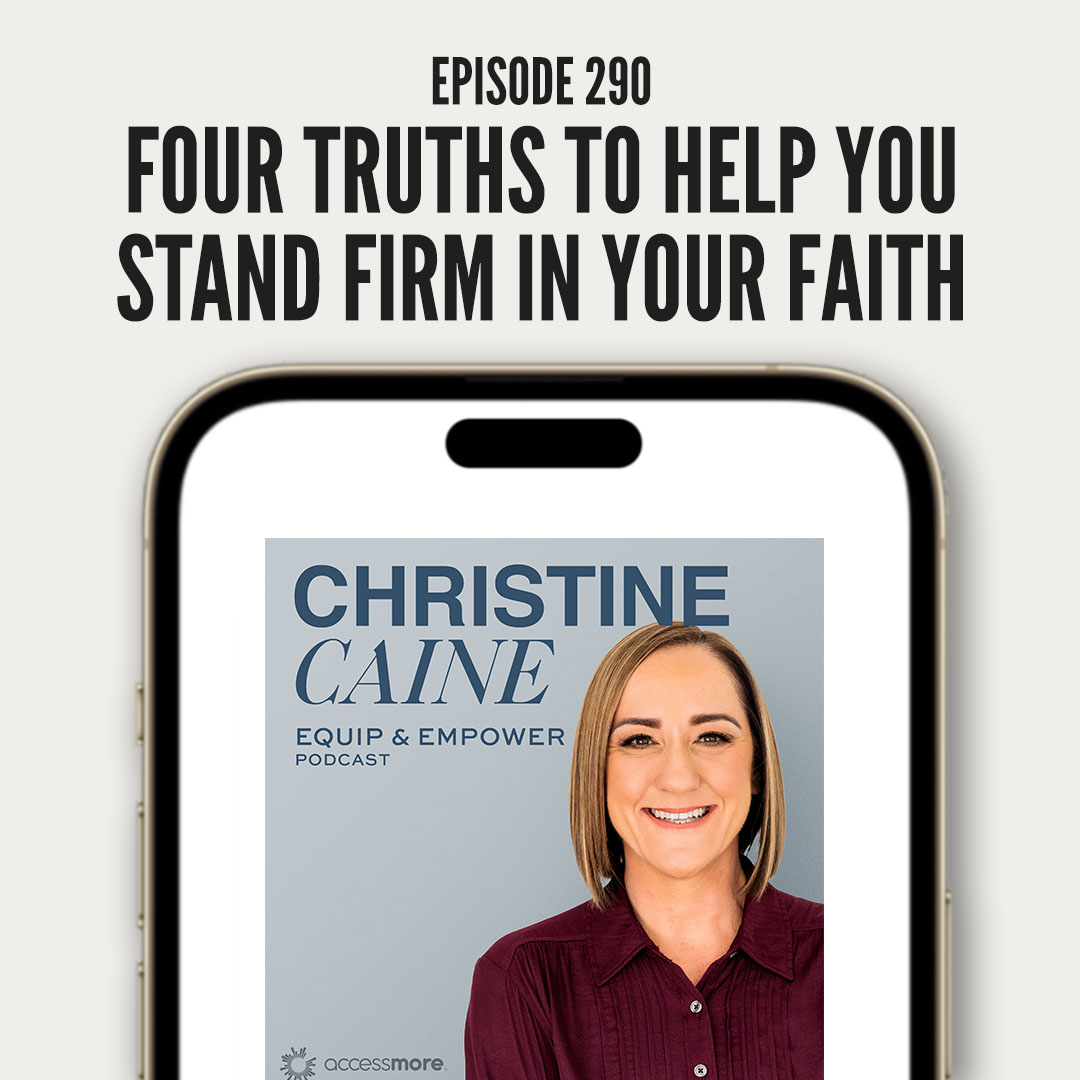 Anchor in Jesus. Persist in prayer. There is a purpose for where God has you. Join me for podcast episode 290: Four Truths to Help You Stand Firm in Your Faith 🎧 bit.ly/3xA3eUg