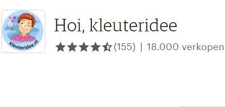 Naast al het gratis materiaal net mijn 18000ste lespakket verkocht. Hoeveel duizenden kleuters in NL krijgen les van mij? 😀