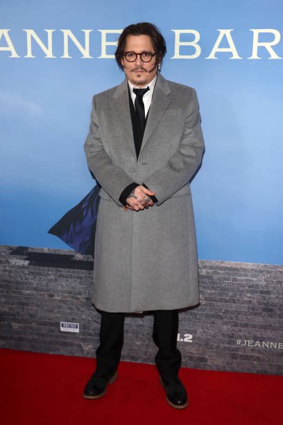 'Jeanne du Barry' UK Premiere - Arrivals LONDON, ENGLAND - APRIL 15: Maïwenn and Johnny Depp attend the 'Jeanne du Barry' UK Premiere at The Curzon Mayfair on April 15, 2024 in London, England. (Photo by Neil P. Mockford/Getty Images)