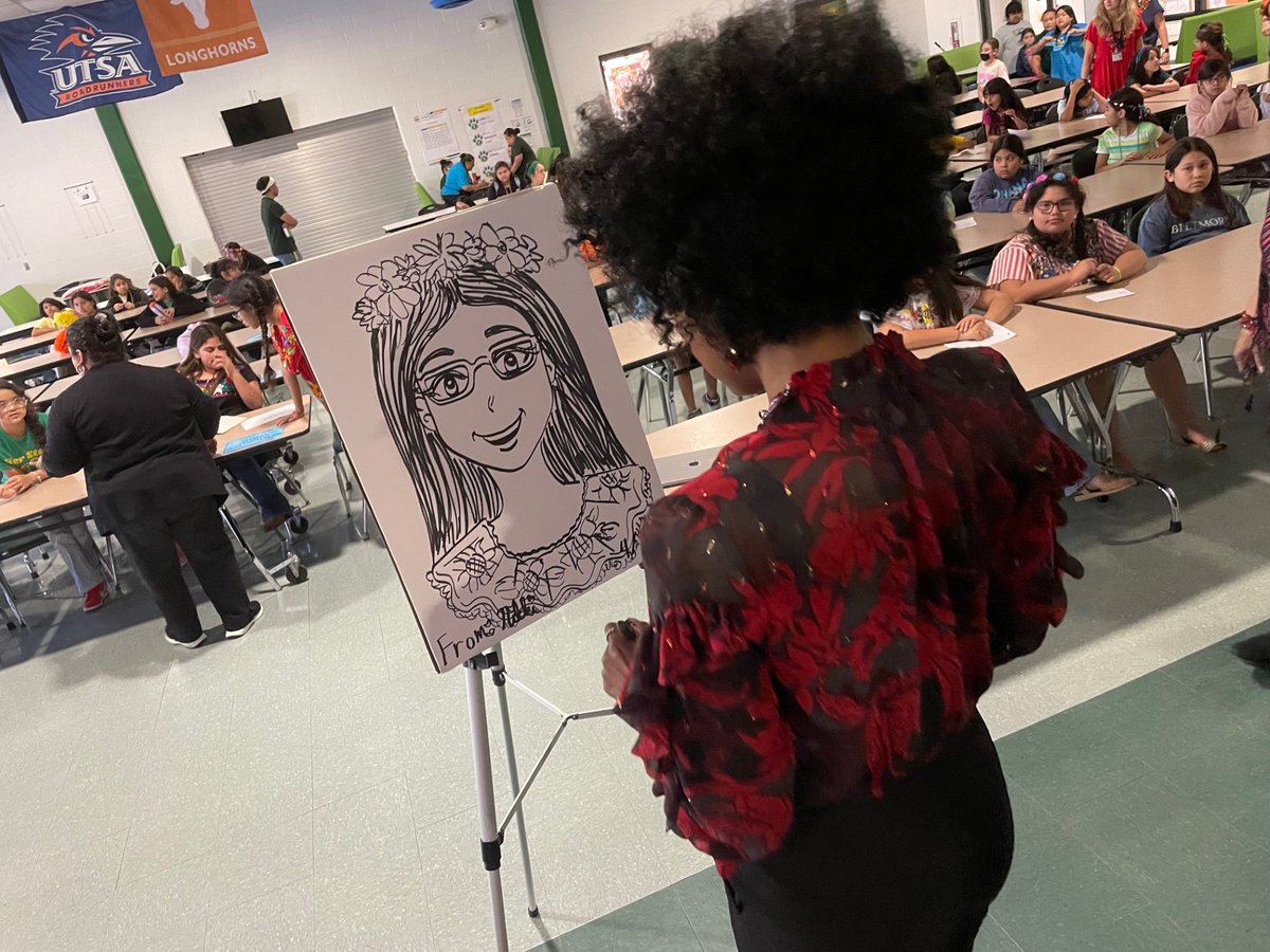 LasPalmas_Lib's tweet photo. Author visit by the Russells @LasPalmasEISD courtesy of EISD District Library and SAPL Bookfest.  All girls grades 3-7 got a free copy of the last Dork Diaries book. Thanks to Dr. Munoz and all the staff for making it happen! @EISDofSA @DrH_OnTheEdge #SABookFest @DorkDiaries https://t.co/Mp9CAxAKOz