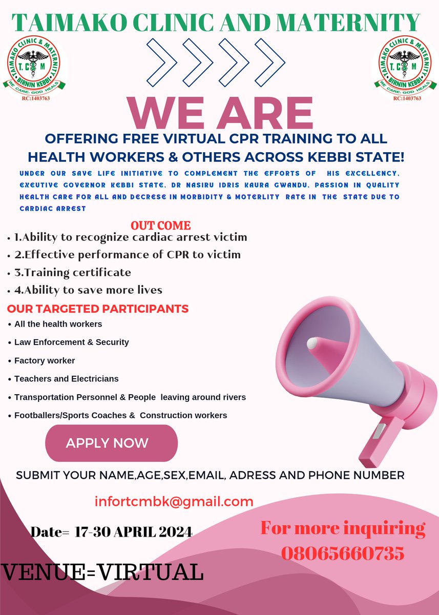 Join us on this mission to save more lives in support of His Excellency  Dr Nasir Idris           <a href="/NasiridrisKG/">Dr. Nasir Idris</a> <a href="/kebbiminhealth/">Kebbi Min of Health</a> #kebbiminhealth #kebbistate <a href="/KebbiDailyNews/">Kebbi Daily News Africa</a> <a href="/KBStGovt/">Kebbi State Government</a> #KBStGovt <a href="/Kechema_/">Kebbi Contributory Healthcare Management Agency</a> <a href="/KebbiCC/">Kebbi Concerned Citizens (KCC)</a> #kebbiCC <a href="/kebbimakeupart1/">kebbimakeupartists</a> <a href="/ExpoKebbi/">KEBBI BUSINESS EXPO</a> <a href="/KebbiForum/">Kebbi Entrepreneurs Forum</a> #NigeriaNews share