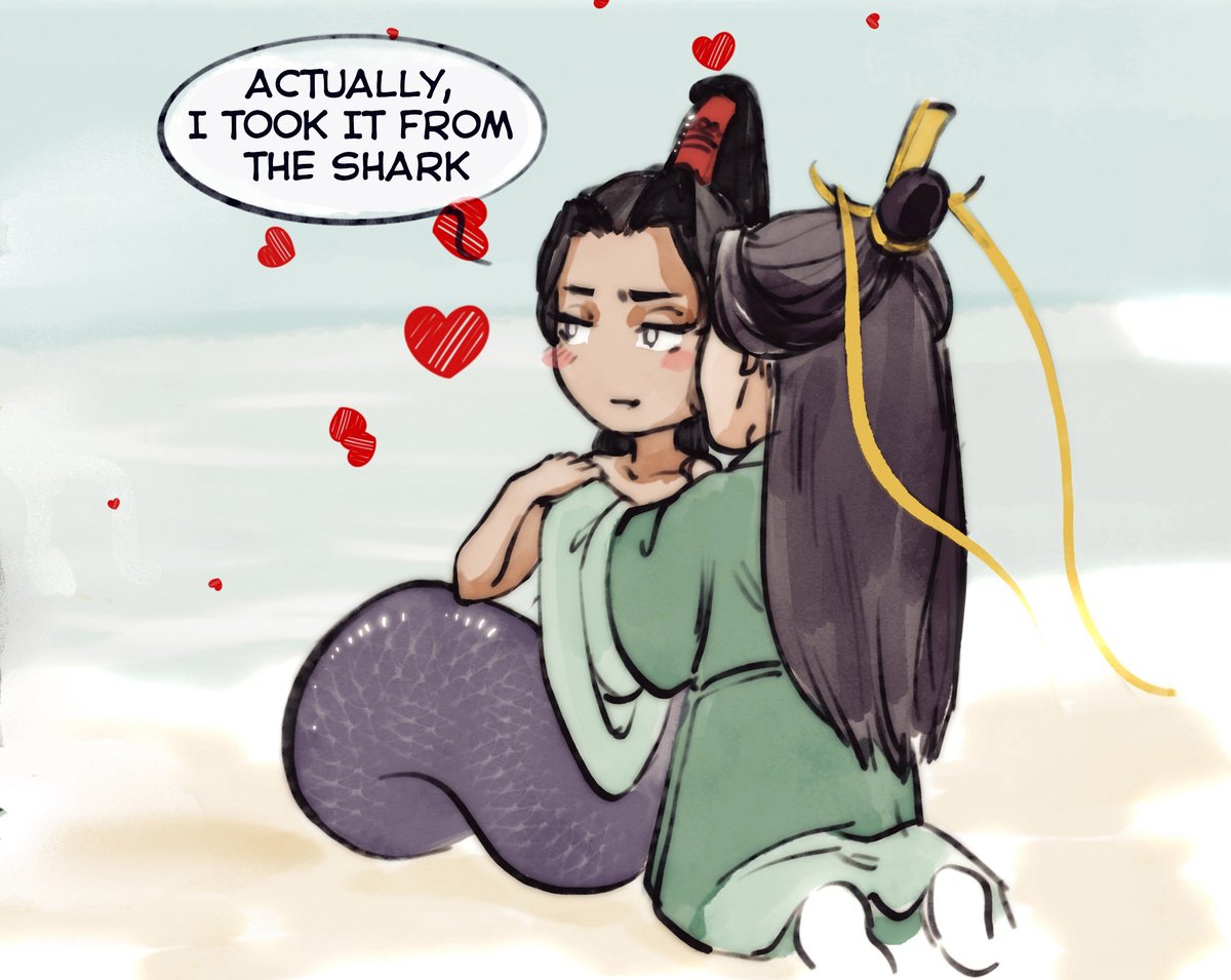 ASK TIME: Liu Qingge 
Q: Mermaid AU
#ShenQingqiu #LiuQingge #liushen