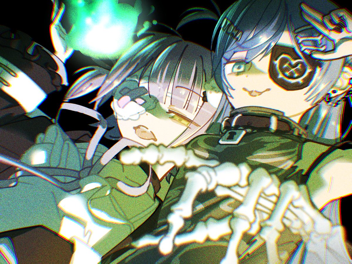 SoddenDog's tweet photo. ぶいすぽアンデッド属性　#るなぱれっと　#くろむアーツ https://t.co/a5dw14s903
