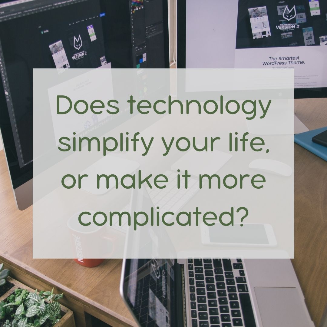 THEF0UNDERSHUB's tweet image. Does technology simplify your life or make it more complicated?

Share your answer in the comments.

#technology #simplify #complicate 𝗝𝗼𝗶𝗻 𝘁𝗵𝗲 𝗰𝗼𝗻𝘃𝗲𝗿𝘀𝗮𝘁𝗶𝗼𝗻 𝗯𝗲𝗹𝗼𝘄!