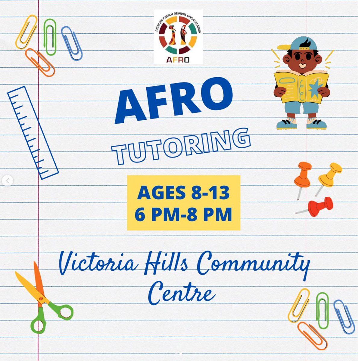 💫 Join us tonight for an empowering evening! Our Black Mental Health Campaign for youth 13+ and Tutoring Program for ages 8-13 are in full swing! 

#blackmentalhealth #youthempowerment #tutoringprogram #communitysupport