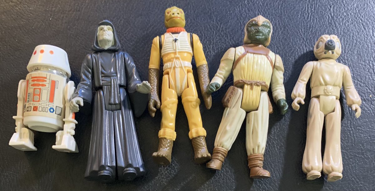 More groovy May finds. I’m not even going to ask if I can keep them. 🤘😎🎸🎸💪 #chucklazaras #maysbadhabits #starwars #starwarstoys