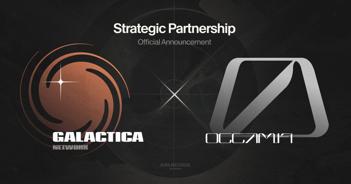 Welcome to Galactica Network, @OccamFi! We’re thrilled to embark on this journey with you as our first Data Guardian. 🧡🖤 Galacticans, let’s make some noise for Occam! 🚀 Learn more here: galactica.com/news/welcome-t… #GNET #OccamDAO #CypherState #Guardians #OCC