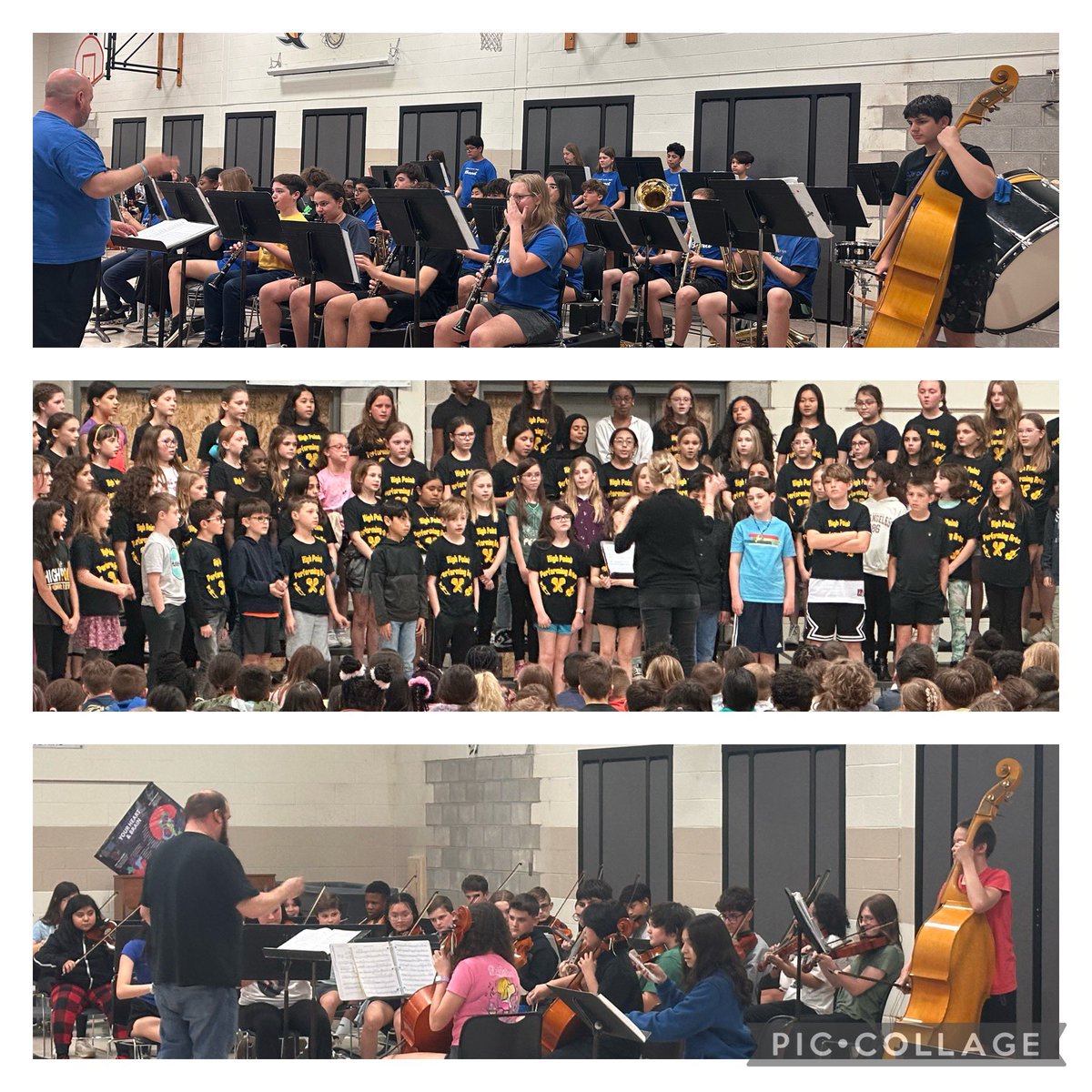What a great way to end our day today with a music recruitment concert for orchestra, band, and choir. Information will be coming home for next year’s groups this week!