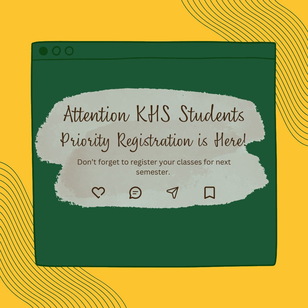 southeasternkhs's tweet photo. Priority registration for the upcoming semester has officially begun! Before your assigned registration appointment, make sure to check these boxes:
clear any outstanding balances, ensure you've been advised for the Fall 2024 semester, complete your student onboarding in Workday. https://t.co/gojpIShQkx