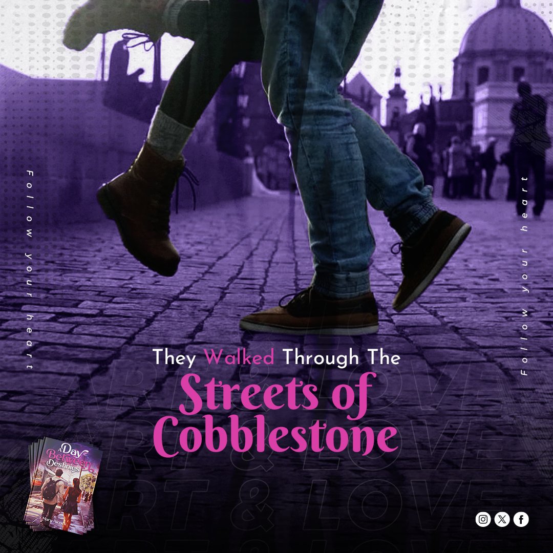 Cobblestone is a romantic street in Vienna, where Luke and Isabelle walk hand in hand, enjoying the beauty and charm of the city.
But will their love last beyond the streets of Cobblestone?
Want to know more? Click here: amazon.com/dp/B0CW2PL2CB

#adaybetweendestinies #MaryAlcock