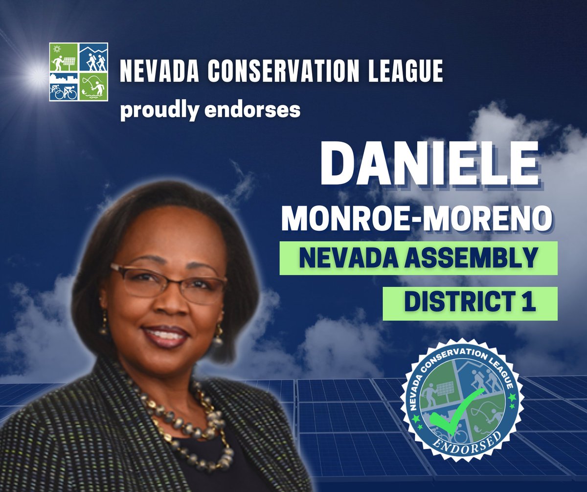 Embracing unity and equity, Assemblywoman @daniele4nv stands as a beacon of hope for a future where all communities thrive. We're proud to endorse her re-election to AD 1, where she'll champion policies ensuring a safer, healthier, and more inclusive Nevada.