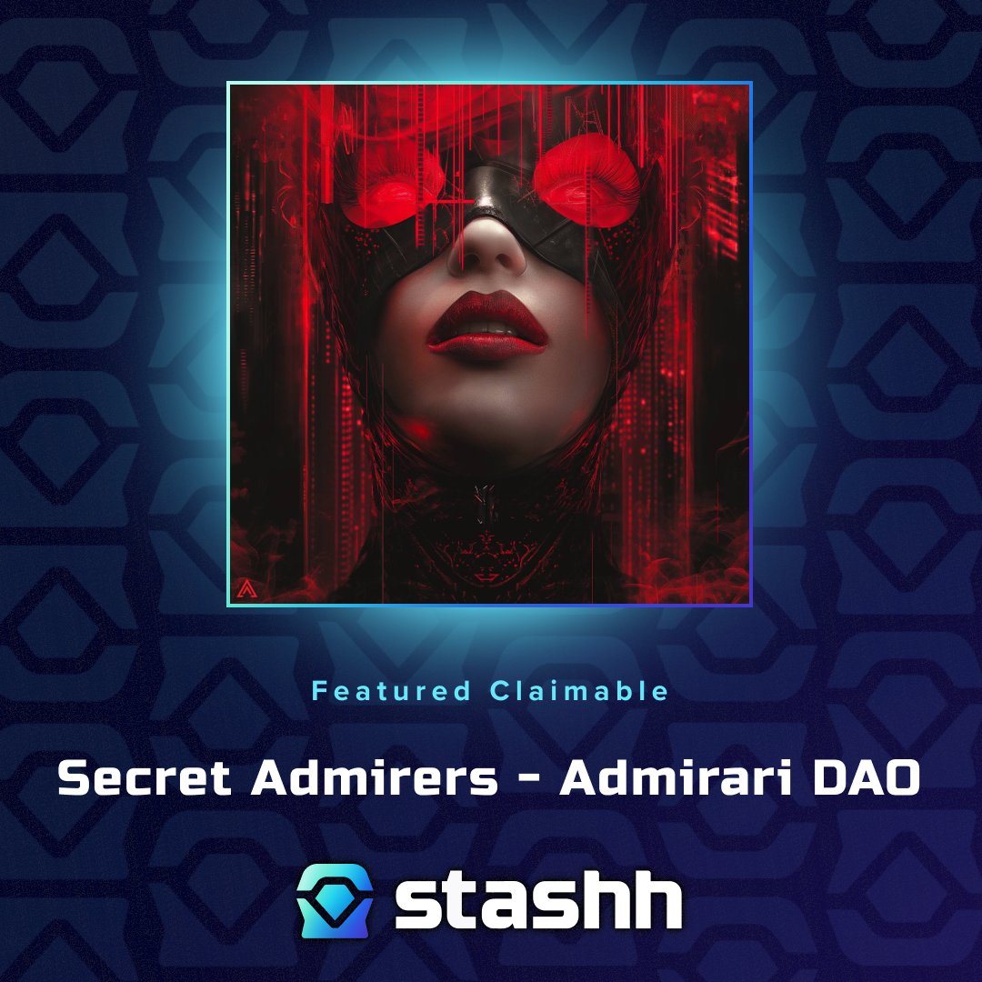 TeamLurky's tweet photo. Hey Stashhoors🌞

Our friends @admirariDAO minted their first claimable on Stashh. Are you going to collect history? 👀

👉https://t.co/wTO0Nmzu8p 👈

You will need a code to mint though, DM @admirariDAO or join their telegram to get the code🗝️ https://t.co/Zn4PvadDzR