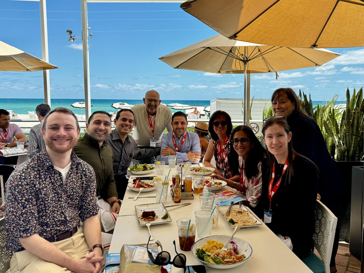 Mount Sinai Radiology faculty, residents, former residents and friends enjoying lunch with a view at #SAR24 @MountSinaiDMIR @MountSinaiDR @RofskyMD @AlexKagenMD @DrAmitaKamath @alperduranMD @MarcusKonner @sadboi91 @emrealtinmakas @SocietyAbdRad