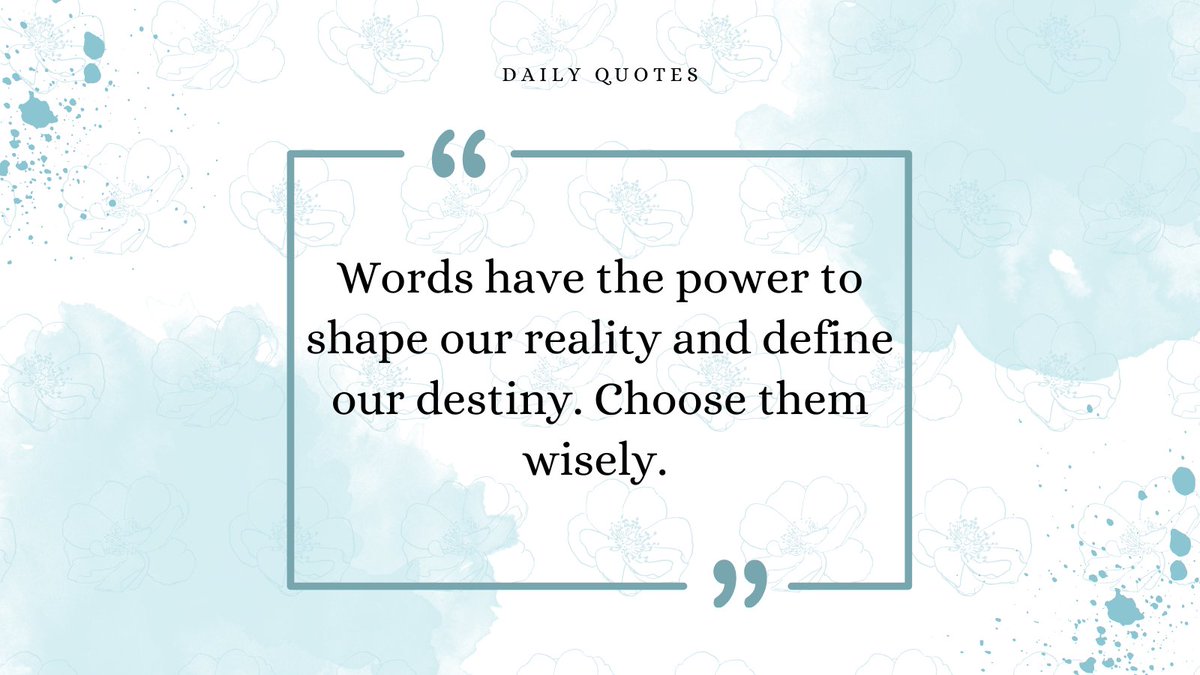 Words have the power!!

#WordsHavePower #mindset #PersonalGrowth