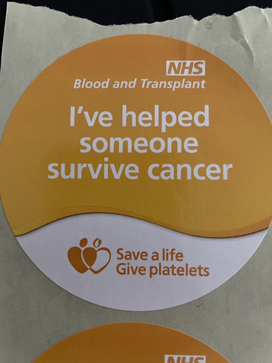 Rebecca Cook 🇬🇧 (@rjcook15) on Twitter photo So I tried something new today!!
After donating 75 pints of my finest red stuff - I have today become a donor of my finest yellow stuff (no not that!!!) - Platelets - and I got a sticker!!! 🤣🤣
<a href="/GiveBloodNHS/">Give Blood NHS 🩸🩹</a> 🩸 So I tried something new today!!
After donating 75 pints of my finest red stuff - I have today become a donor of my finest yellow stuff (no not that!!!) - Platelets - and I got a sticker!!! 🤣🤣
<a href="/GiveBloodNHS/">Give Blood NHS 🩸🩹</a> 🩸