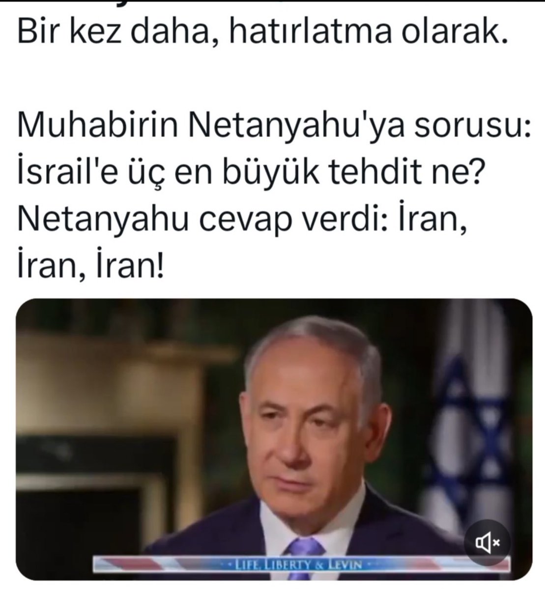 İran’a düşmanlık edenlere ve İranın siyonist katillere karşı yaptığı şerefli hareketede oyun diyen gafillere,en net cevabı katil Netanyahu vermiş.