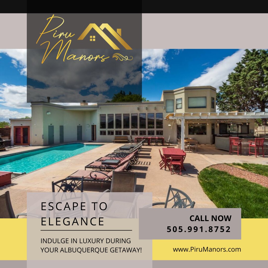 🌟 Indulge in luxury during your Albuquerque getaway! #VacationRentals #EscapeToElegance

Discover More at ow.ly/aJQt50QTnEM