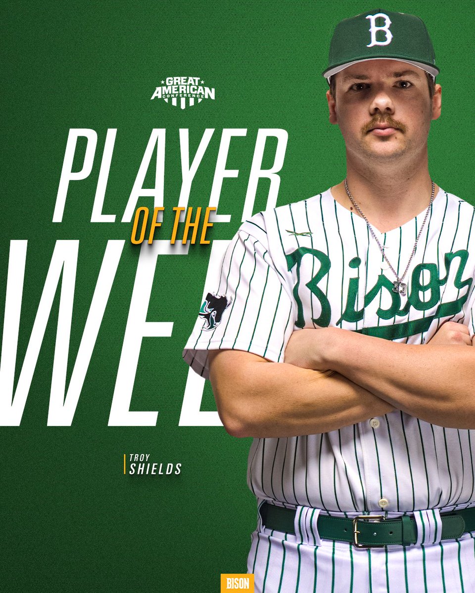 BA:  .833 | 10 Hits | 2 HRs | 1.500 Slugging | 12 RBI

<a href="/troyshields33/">Troy Shields</a> is your GAC Player of the Week! #OnToVictory 

🔗 bit.ly/3xz0Du2