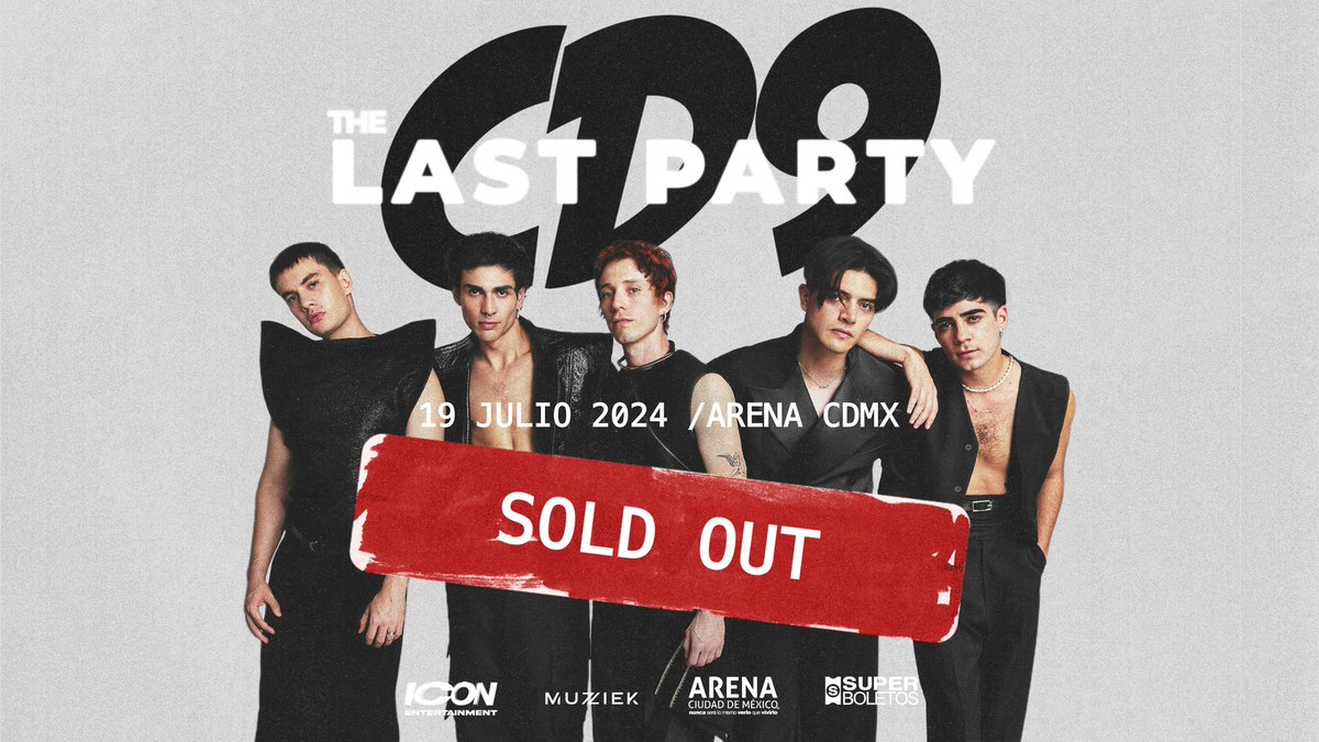 LA HISTORIA SE REPITE PERO AHORA EN 60 MINUTOS! SOLD OUT - ARENA CDMX, THE LAST PARTY GRACIAS CODERS, GRACIAS!