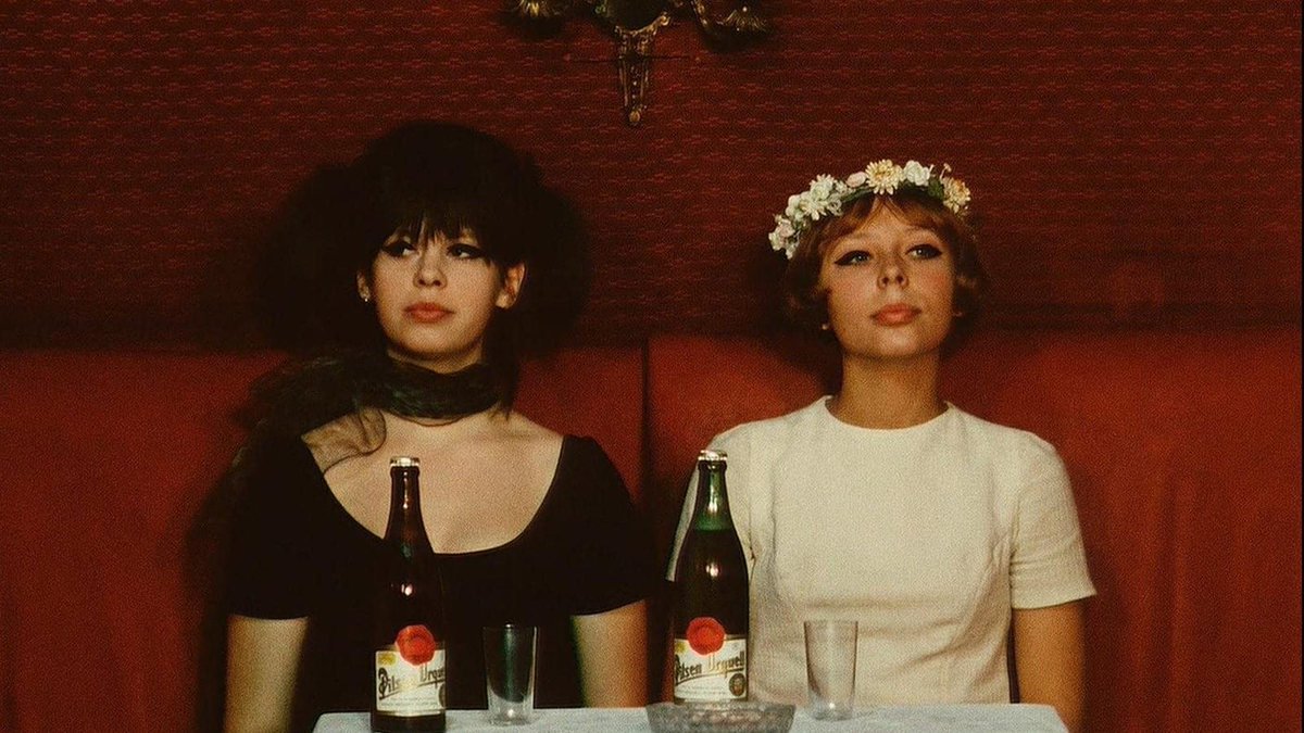 Putting the she in shenanigans! 🌼 👯‍♀️ Two Czech women decide to 'go bad' in this surrealist satire from director Vera Chytilová. Daisies (1966) premieres at 9pm ET. hollywoodsuite.ca/schedule/