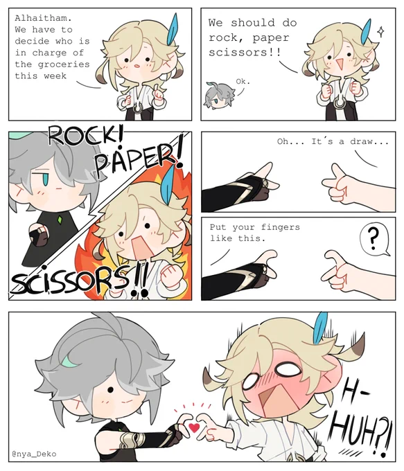 Rock paper scissors! 