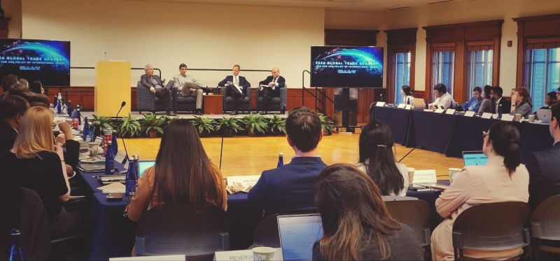 GtownLawIIEL's tweet photo. We are thrilled to kick off our 2024 Global Trade Academy today at the @GeorgetownLaw. For the first time since the pandemic, we welcomed our newest cohort to the nation's capital to learn from the foremost experts on key issues which will shape the future of the trading system. https://t.co/0cs8oHY8DE