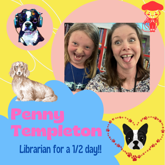 When a 1/2 day librarian specifically requests a 'crazy picture,' you oblige!🤪Congrats to 2nd grader, Penny, who redeemed Dojo pts to become a 1/2 day librarian! She was a great help with weeding, cleaning, & labeling books!🩷#SeguinReads #WeAreSeguin @SeguinISD @McQueeneyESISD