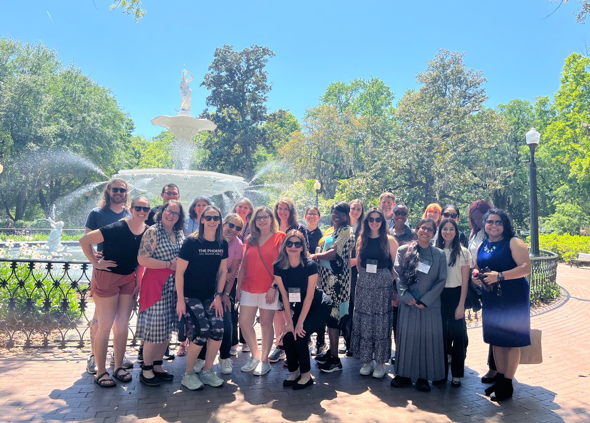 Attendees had a great time walking (and talking) around Downtown Savannah for this afternoon's Unplug Event! We'll see everyone again for tonight's poster session at 5:45PM. #AAHB2024