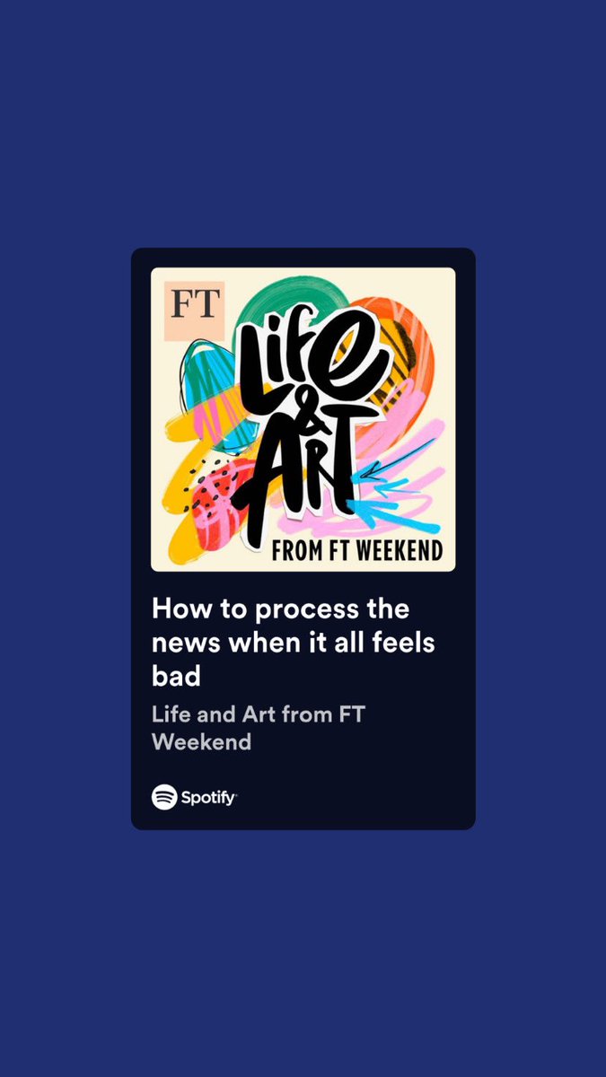 Today on @lifeandartpod, our foreign editor @AlecuRussell gives us perspective on processing the news. He’s reported on some of the worst moments in history. It can feel like one of those now. Should we compare? And where does he find hope? Listen: link.chtbl.com/lifeandart