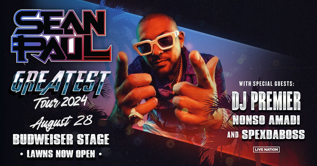 Attention Toronto! Lawns are NOW OPEN for @duttypaul's Greatest Tour on August 28th! Turn the temperature up with special guests @REALDJPREMIER, @thatnonso and @SPEXDABOSS🔥 Get your tickets now: bit.ly/3TQKGqj