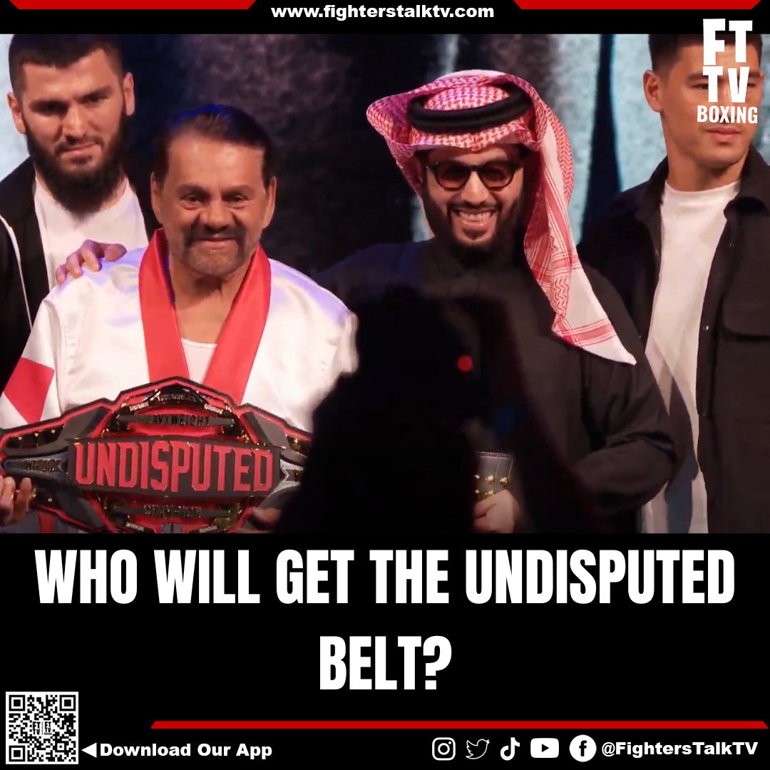 WHO GETS THE BELT?

Boxing Legend Roberto Duran holds the new Undisputed Belt with his excellency Turki Al Alshikh.

#robertoduran #ArturBeterbiev #DmitryBivol #matchroomboxing #Queensberry #boxing #boxingnews #EddieHearn #frankwarren