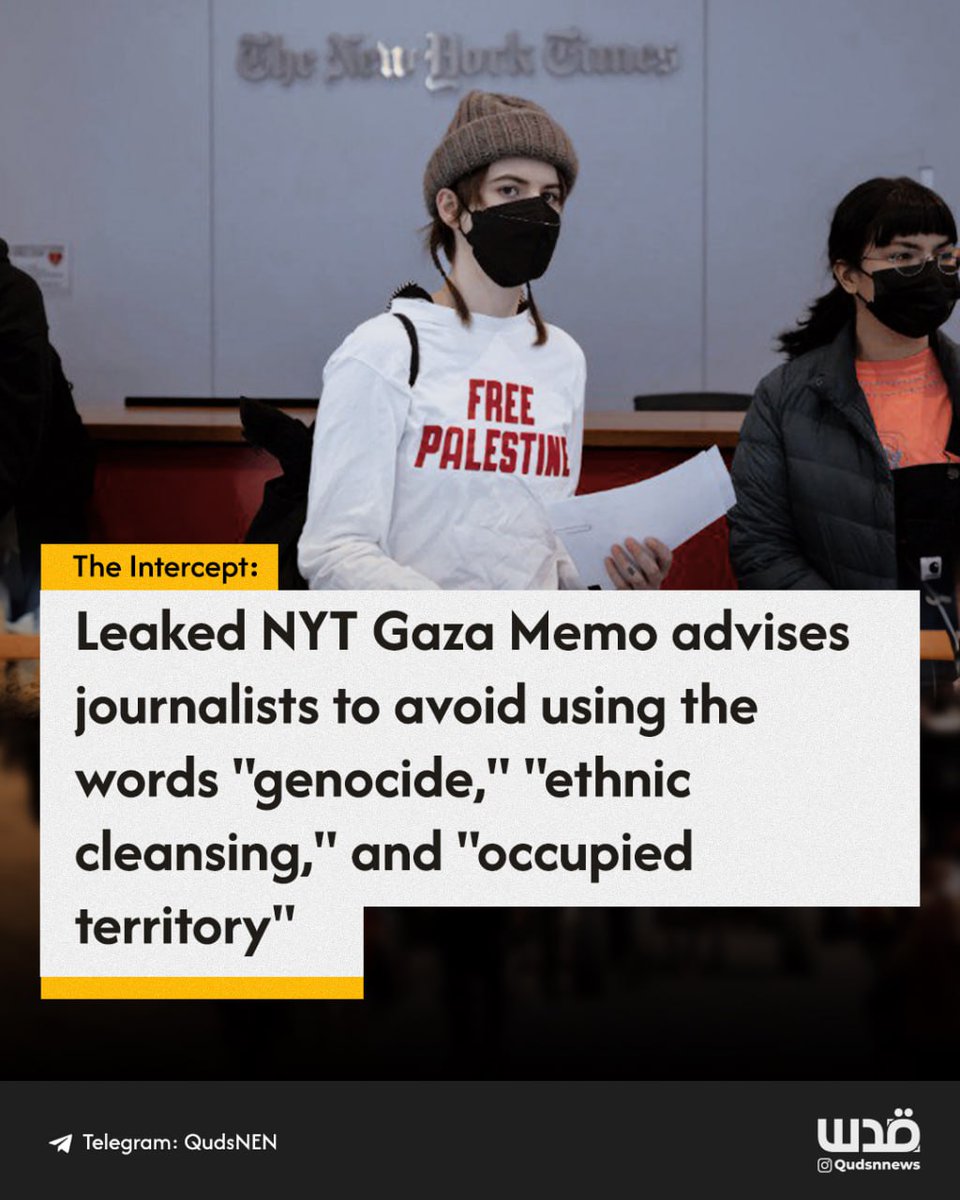 According to a copy of internal memo obtained by The Intercept, the New York Times issued an internal memo instructing journalists to restrict the use of terms like “genocide,” “ethnic cleansing,” and “occupied territory” when reporting on Israel’s war in Gaza. The memo also…