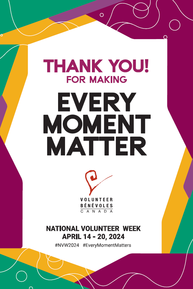 It's National Volunteer Week! This year's theme is: Every Moment Matters. We want to take a moment to thank all of our volunteers for your contributions to the lives and well-being of our clients. We're extremely grateful for your helping hands and dedication.