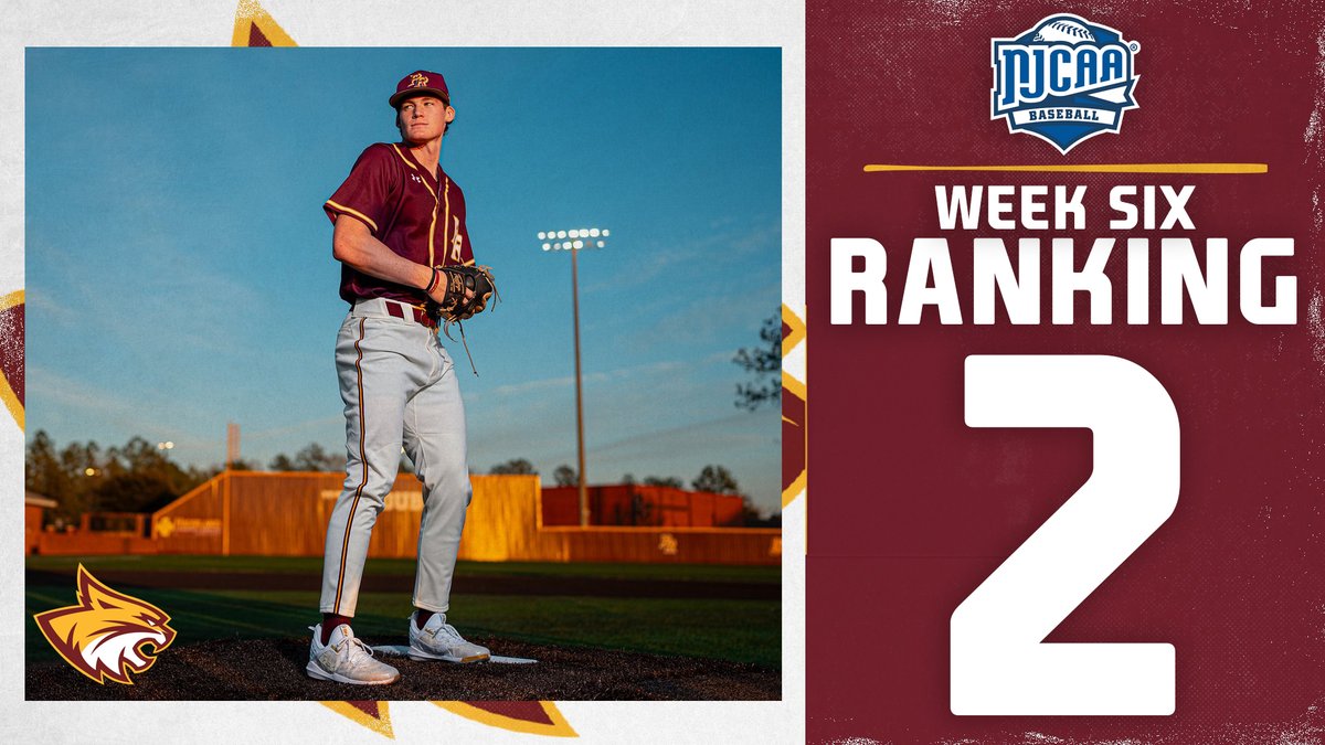 PRCCAthletics's tweet photo. Riding a 29-game winning streak, @PRCC_Baseball has jumped up two spots to No. 2 in the week six @NJCAABaseball rankings!📈👏

#RRR🐾 https://t.co/D62HRTHgIN