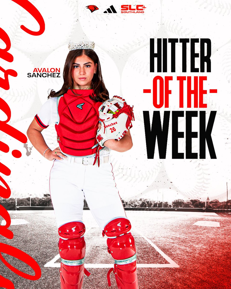Hey siri, play 𝘾𝙝𝙪𝙣𝙠 𝙐𝙥 𝙩𝙝𝙚 𝘿𝙚𝙪𝙘𝙚 👑

Avalon Sanchez is the SLC’s Hitter of the Week!!!