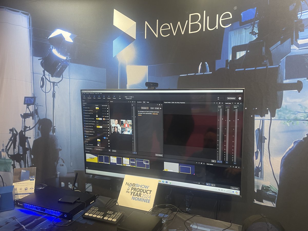 newbluefx's tweet photo. N-A-B is rockin!
If you haven’t yet, come check us out:
South Upper, Booth SU4077
#NewBlueCaptivate #NewBlueFusion #Scoreview #Scorebird #NAB2024 https://t.co/HC0JgbkgXG