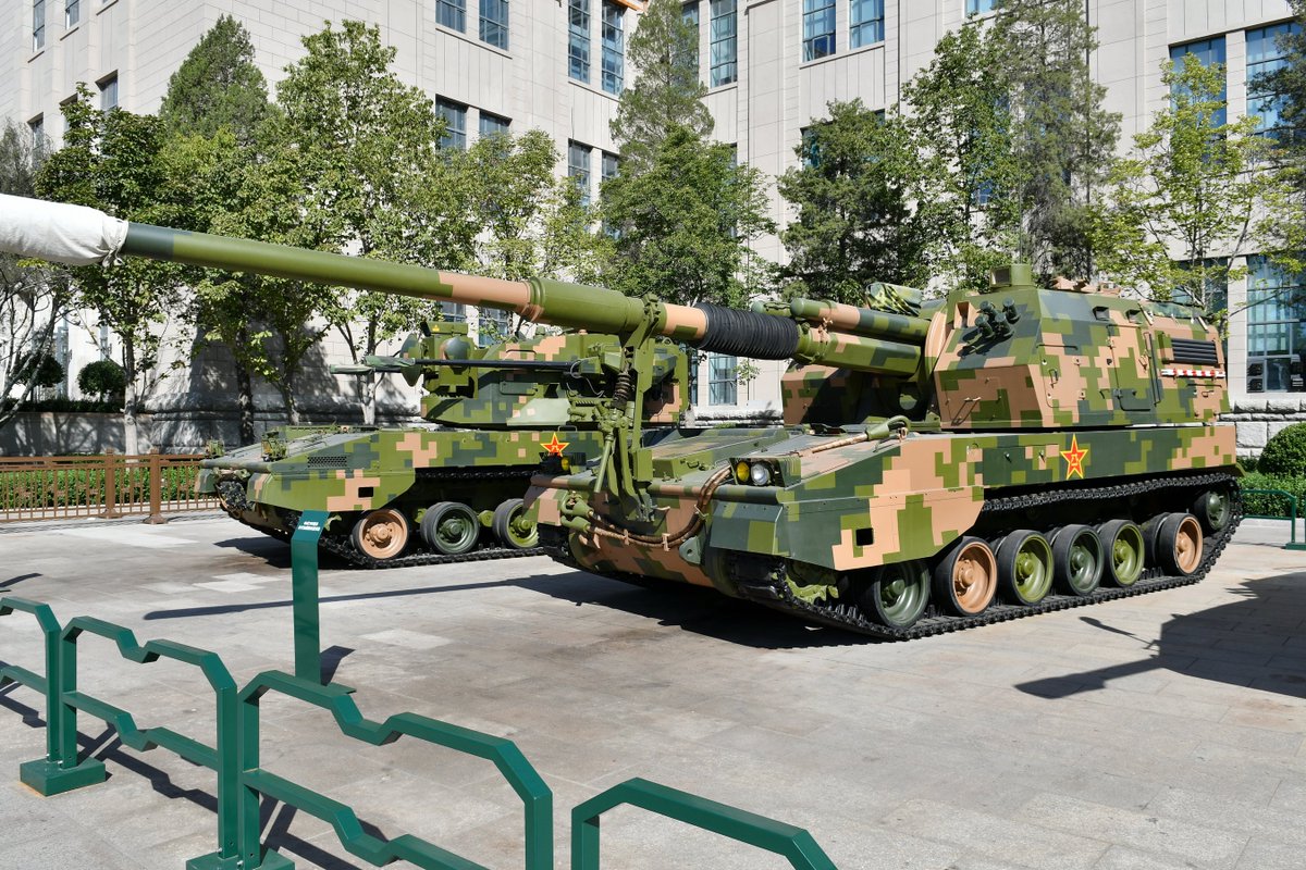 PLAGF’s 155 mm howitzers. (1) PLC181 155 mm truck-mounted self ...